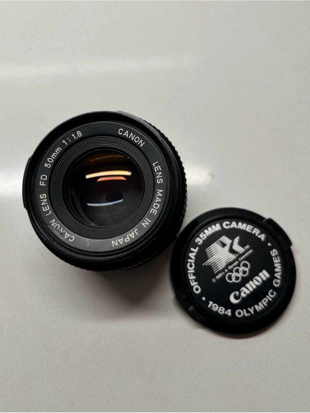 Canon 50mm f1.8 lens